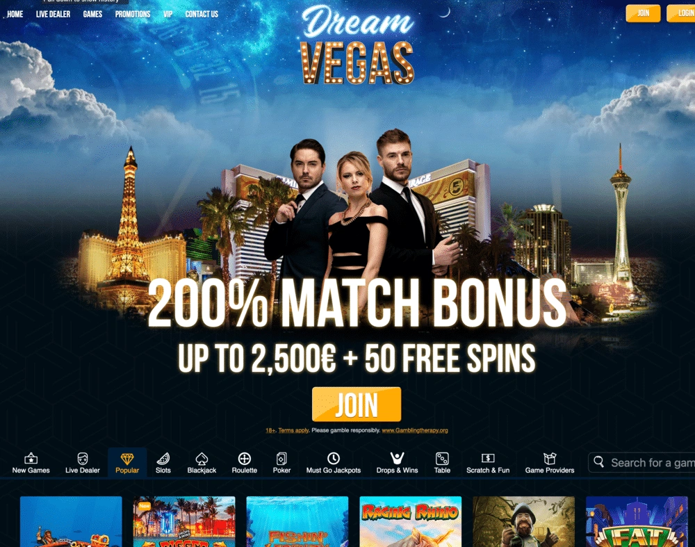 Dream Vegas Irish Casino