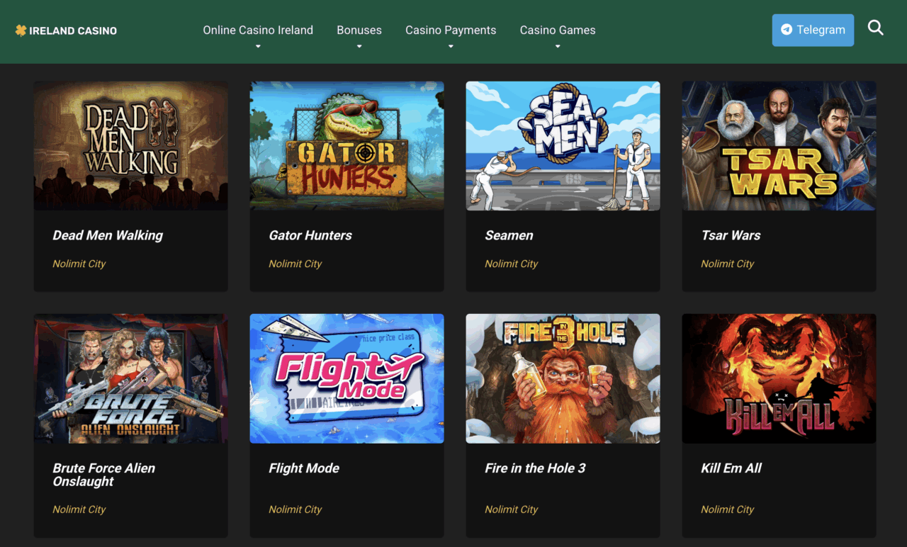 Free Slots Ireland 13 Free Slots for Irish Players