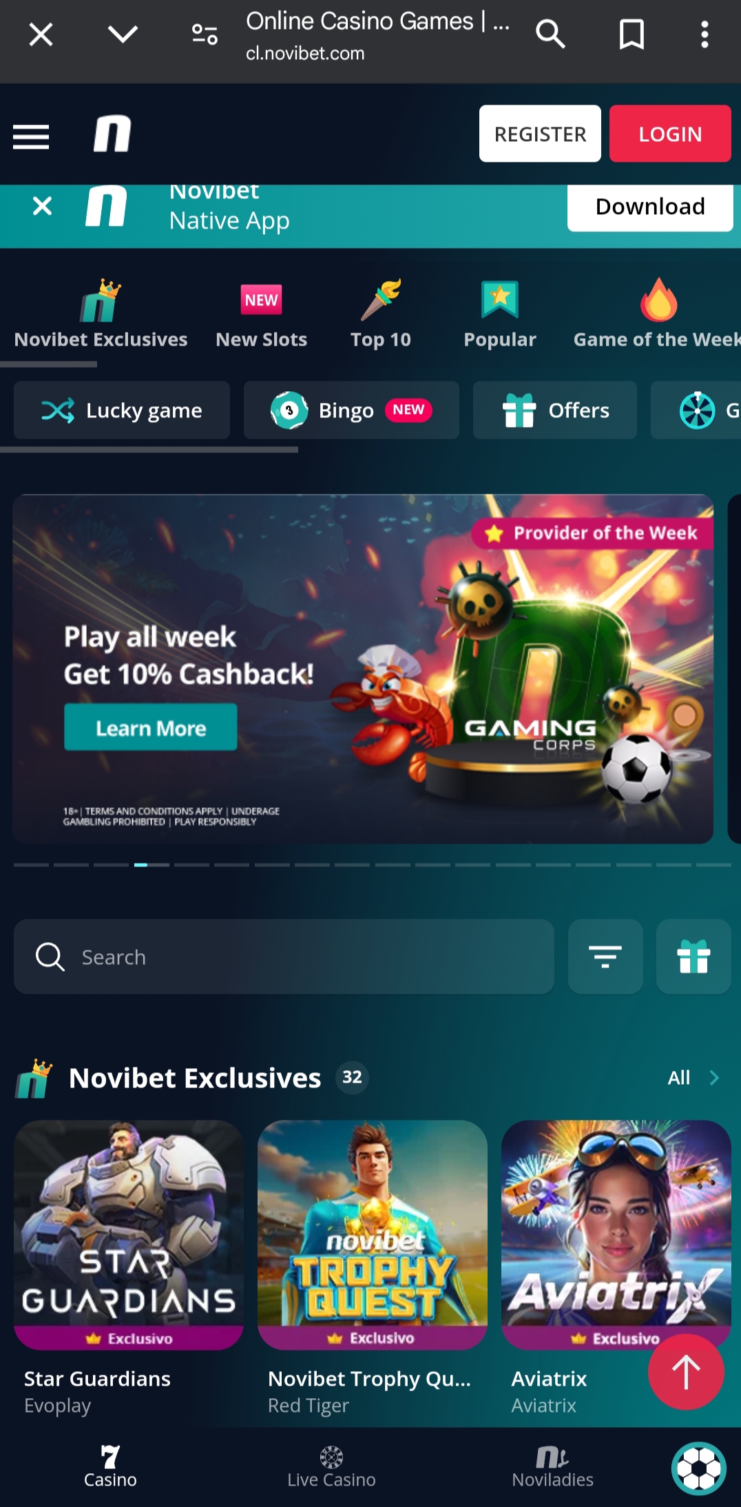 Best Online Casinos in Ireland 29 Novibet 1