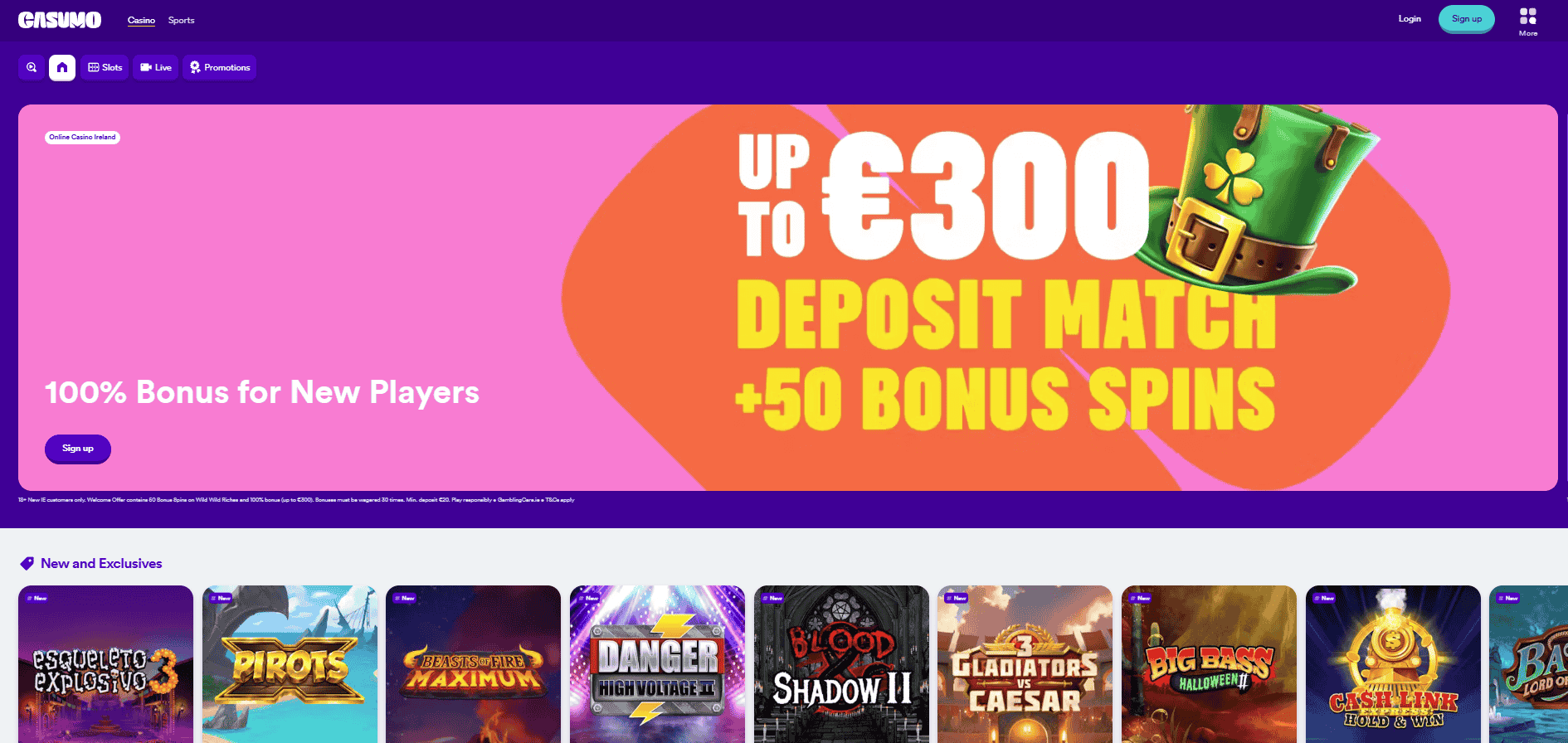 casumo casino ireland