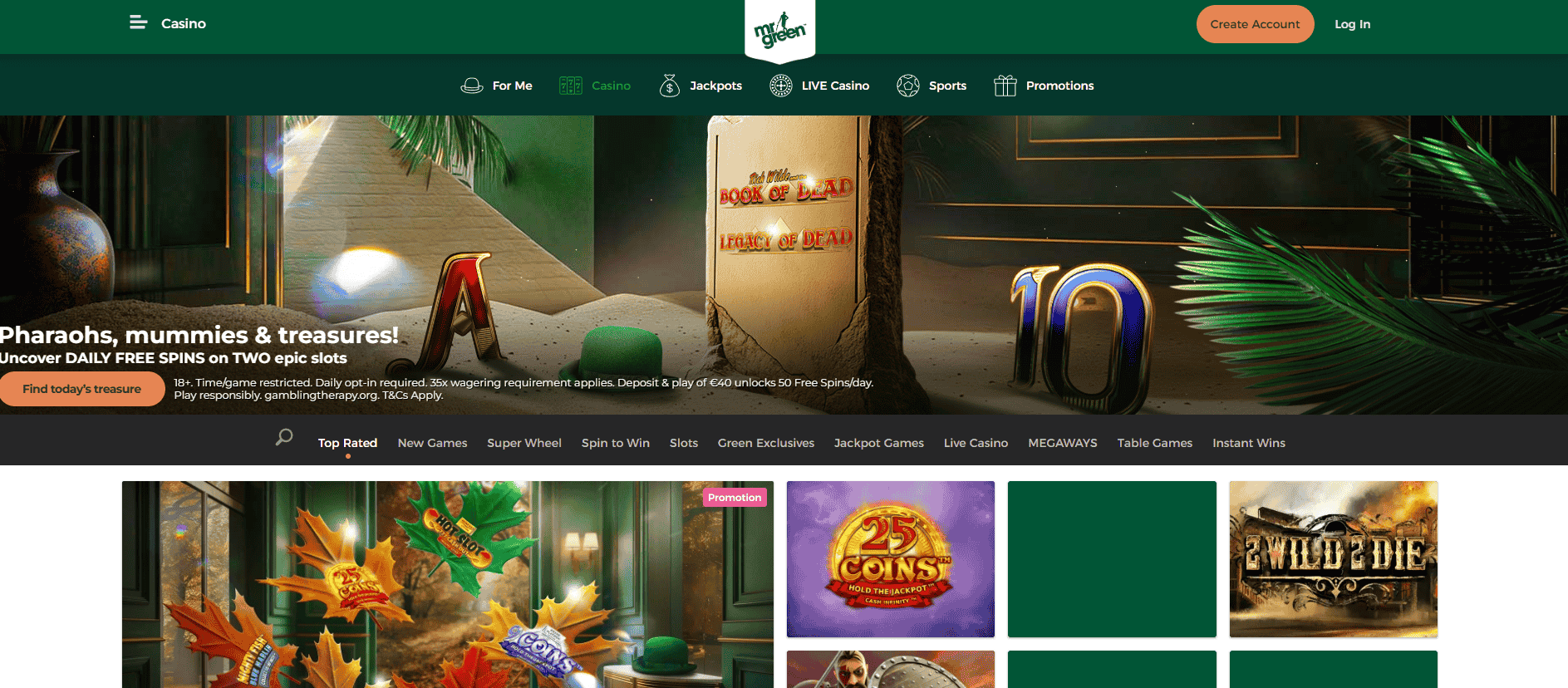 mr green casino ireland